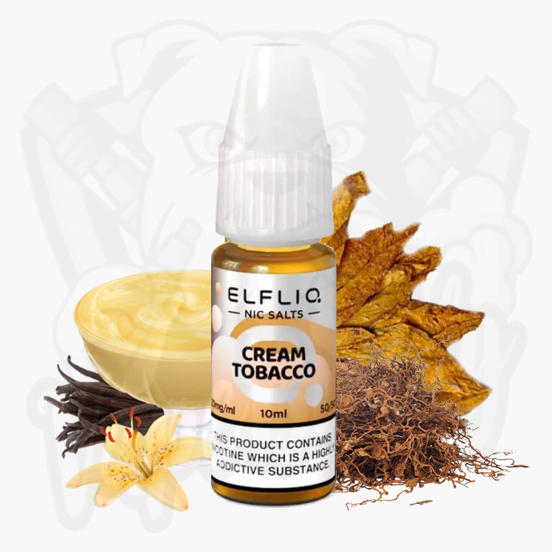 Elfbar Elfliq Cream Tobacco - Nic Salt 10 ml - VapeBuddy.ch