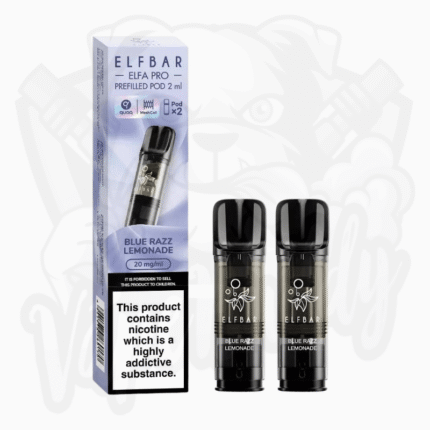 ELFBAR ELFA PRO Kartusche Blue Razz Lemonade 20 mg Nikotin Verpackung – VapeBuddy.ch
