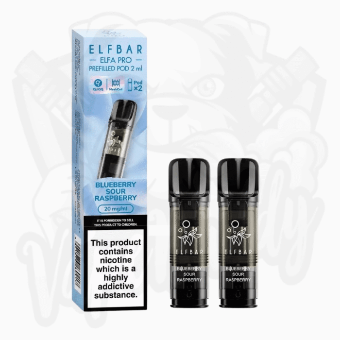 ELFBAR ELFA PRO Kartusche - Blueberry Sour Raspberry - 20 mg - 2 Stück – Bild 2