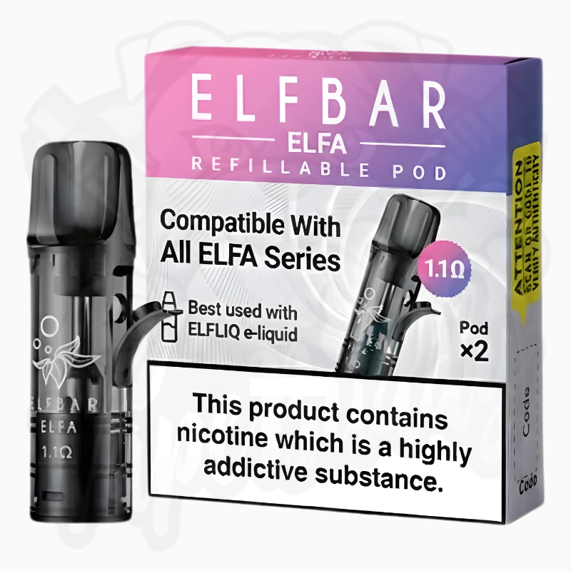 elfbar elfa pro leerpods 1 1 ohm 2 stk 01