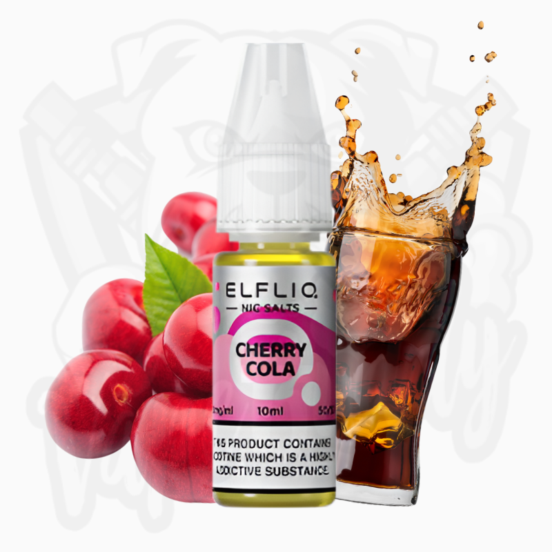 ELFBAR ELFLIQ Cherry Cola – Nic Salt Liquid 20mg – 10ml