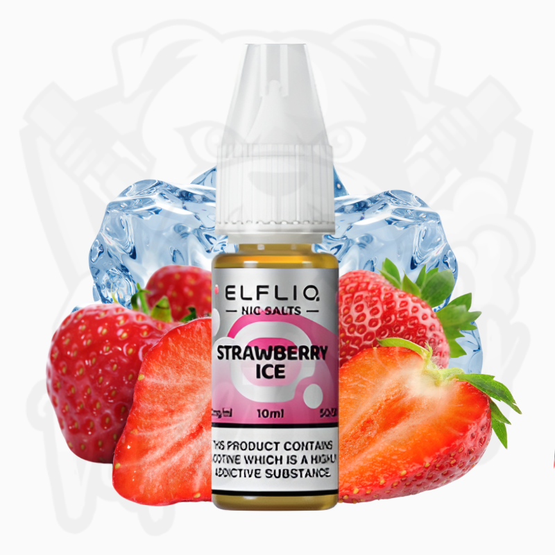 ELFBAR ELFLIQ Strawberry Ice - Nic Salt 10 ml - VapeBuddy.ch