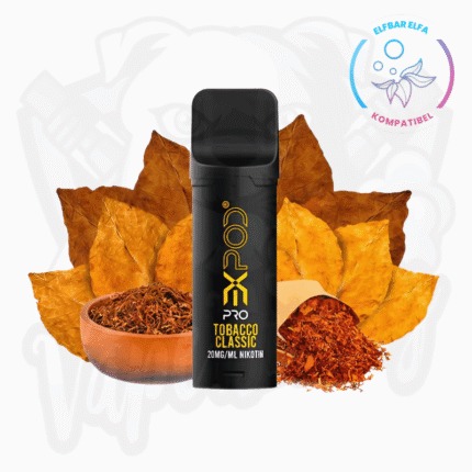 EXVAPE EXPOD PRO Kartusche Tobacco Classic Gold Series – 20mg – 1 Stück