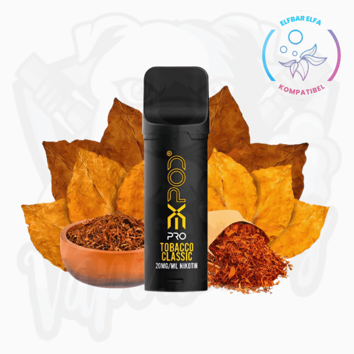 EXVAPE EXPOD PRO Kartusche Tobacco Classic Gold Series – 20mg – 1 Stück