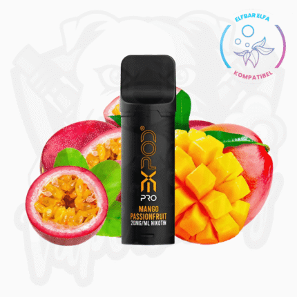 EXVAPE EXPOD PRO Kartusche Mango Passionfruit – 20mg – 1 Stück