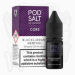 POD SALT – Blackcurrant Menthol – Nic Salt Liquid 20mg – 10ml – Bild 2