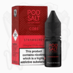 POD SALT - Strawberry – Nic Salt Liquid 20mg – 10ml – Bild 2