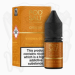 POD SALT ORIGIN - Virginia Gold – Nic Salt Liquid 20mg - 10ml – Bild 2