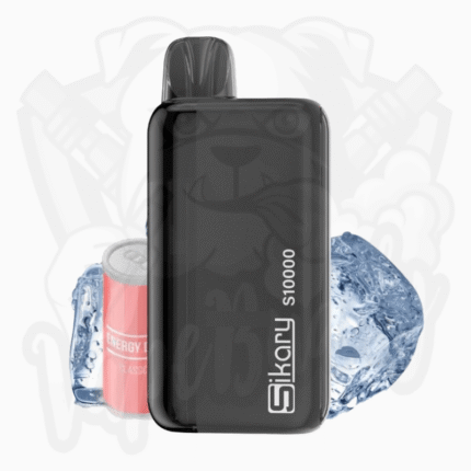 Sikary S10000 Hybrid Vape Kit – Bull Ice 20mg, schwarz, wiederverwendbarer Akku, Mesh-Coil, 10.000 Puffs