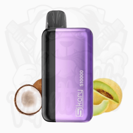 Sikary S10000 Hybrid Vape mit Cocnut Melon Aroma, 20 mg Nikotinsalz, wiederaufladbar und bis zu 10.000 Züge