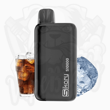 Sikary S10000 Hybrid Vape Kit – Cola 20mg, schwarz, Mesh-Coil und wiederverwendbarer Akku