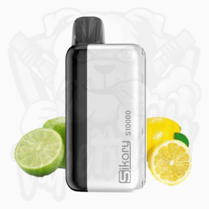 Sikary S10000 Hybrid Vape Kit – Lemon Lime 20mg, grau, wiederverwendbarer Akku
