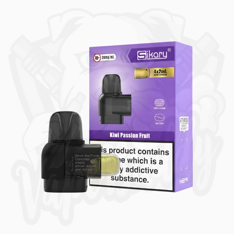 sikary s10000 pod kiwi passion fruit 20mg ml package