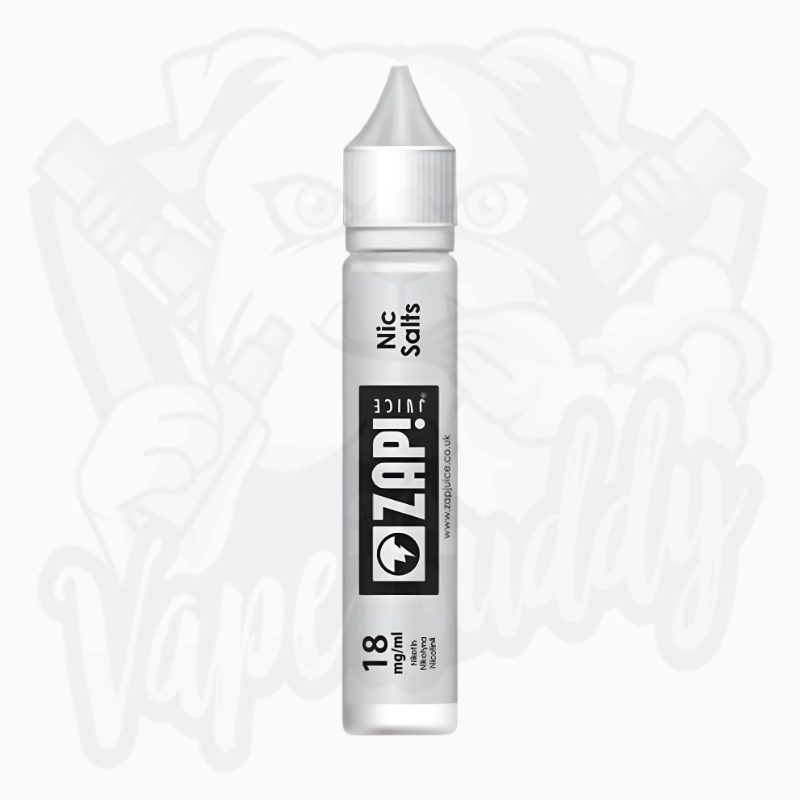 zap nic salt booster 18mg ml 10ml diy shot
